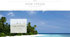 Desktop Screenshot of poshvoyage.com