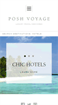Mobile Screenshot of poshvoyage.com